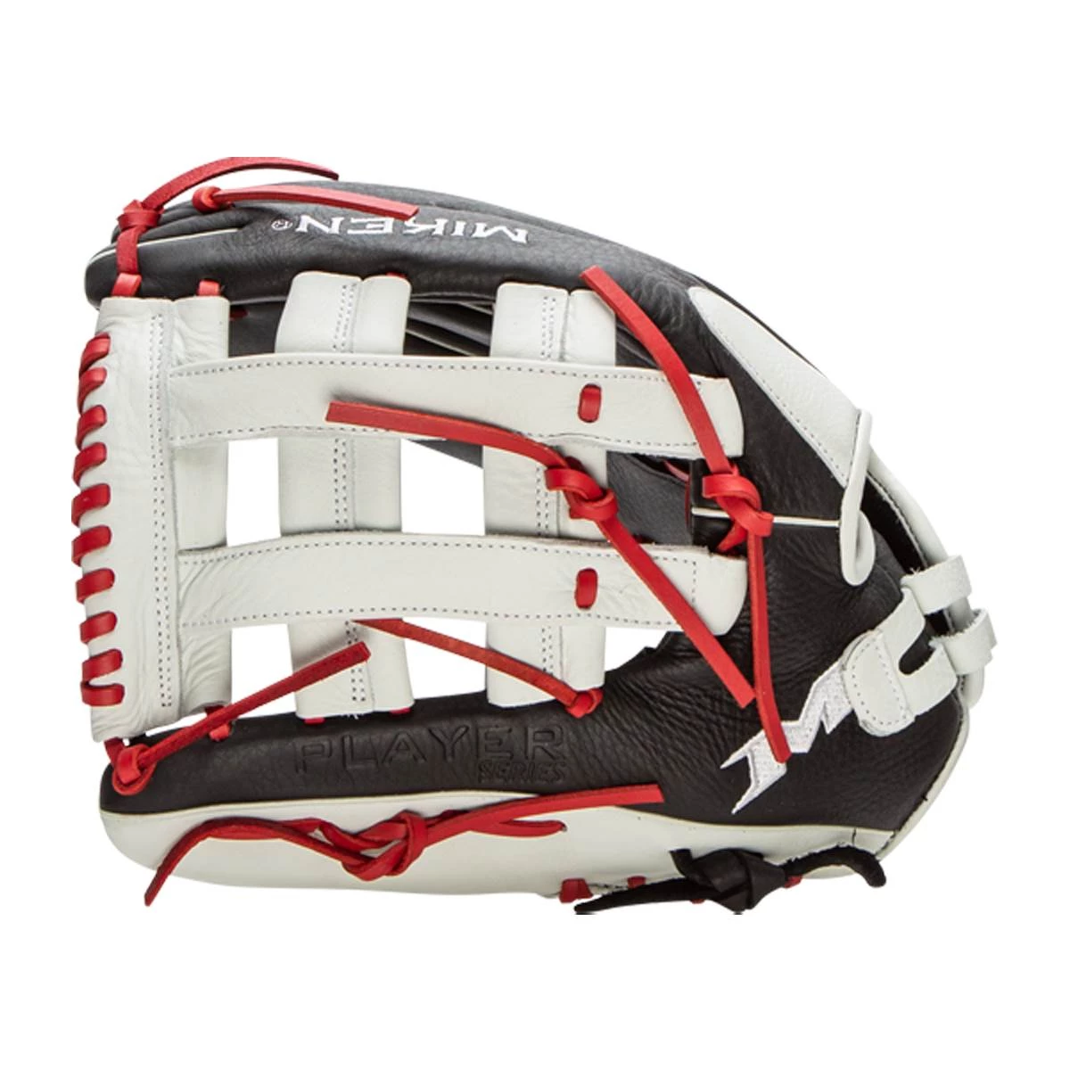 Buy 👍 Miken Player Series 15" Slow Pitch Softball Glove: PS150-PH Black, Red, White 😀 6 Buy 👍 Miken Player Series 15" Slow Pitch Softball Glove: PS150-PH Black, Red, White 😀 - Image 4