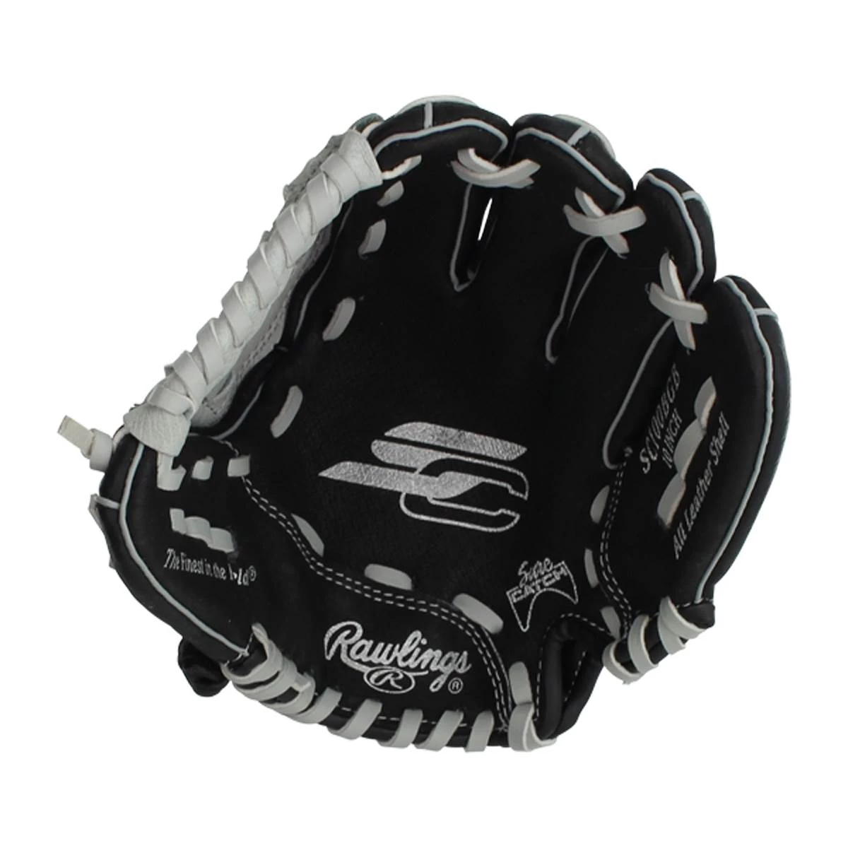 Cheap 🌟 Rawlings Sure Catch 10" Youth Baseball Glove: SC100BGB Black, White 😉 7 Cheap 🌟 Rawlings Sure Catch 10" Youth Baseball Glove: SC100BGB Black, White 😉 - Image 5