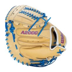 Cheap 👍 Wilson A2000 Aubree Munro SuperSkin AM1 Spin Control 34" Fastpitch Softball Catcher's Mitt: WBW10043634 Blue, Red, Tan 😍 -Glovegear Store 75dc 09 21 wilson a2000 aubree munro superskin am1 spin control 34 fastpitch softball catchers mitt wbw10043634 34696 5 l