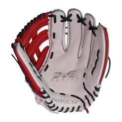 Cheapest 🔔 Miken Pro Series 13" Slow Pitch Softball Glove: PRO130-WSN Red, White 🥰 -Glovegear Store 762c 04 21 miken pro series 13 slow pitch softball glove pro130 wsn 31191 2 l