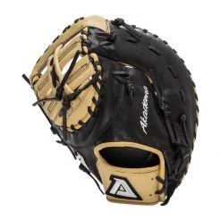 Wholesale ⭐ Akadema ProSoft Select Series 12.5" First Base Mitt: ASF454 Black, Tan ⭐ -Glovegear Store 7700 12 21 akadema prosoft select series 12 5 first base mitt asf454 35382 13 l