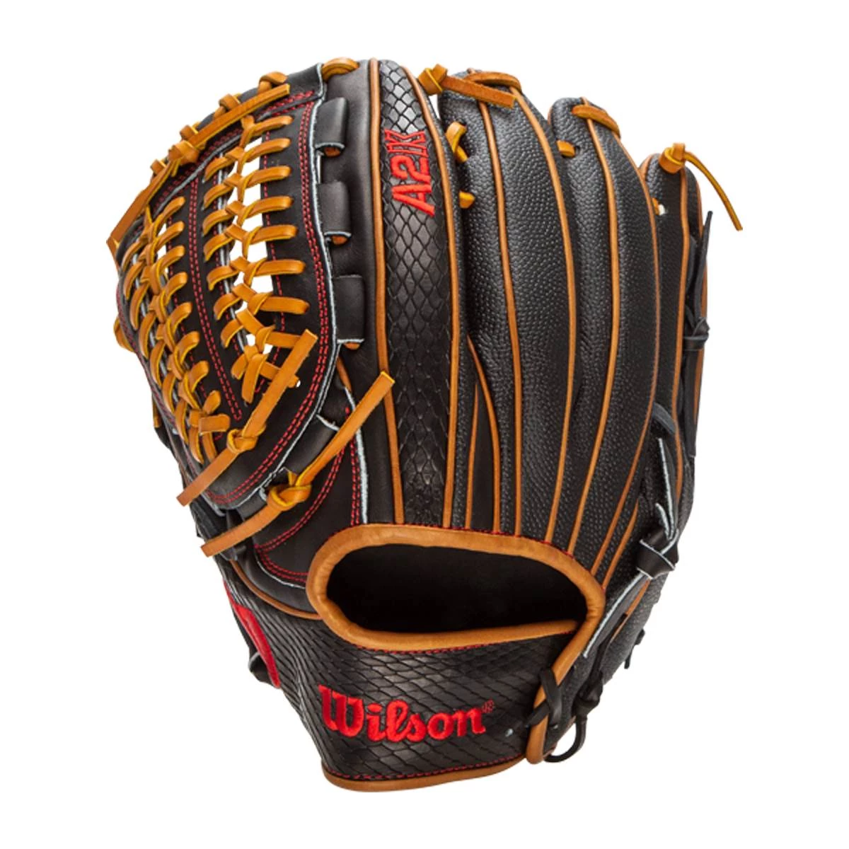Promo ๐ Wilson A2K 11.75" SuperSkin Baseball Glove: WBW1000631175 Black, Tan ๐ 9 Promo ๐ Wilson A2K 11.75" SuperSkin Baseball Glove: WBW1000631175 Black, Tan ๐ - Image 7