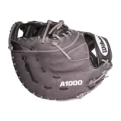Best Sale ⌛ Wilson A1000 1620 12.5" Baseball First Base Mitt: WBW100140125 Black, Grey ✔️ -Glovegear Store 7bf4 03 21 wilson a1000 1620 12 5 baseball first base mitt wbw100140125 34275 10 l