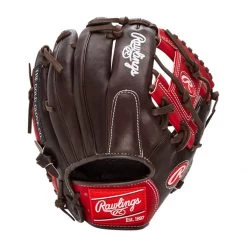 Outlet ⭐ Rawlings HOH Mark of a Pro 11" Baseball Glove: SPYPT1-2MOS Brown, Red 😍 -Glovegear Store 7fce 12 21 rawlings hoh mark of a pro 11 baseball glove spypt1 2mos 34316 7 l