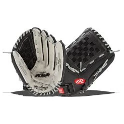 Cheapest 💯 Rawlings RSB 14" Slow Pitch Softball Glove: RSB140GB Black, Grey ✔️ -Glovegear Store 80d2 11 21 rawlings rsb 14 slow pitch softball glove rsb140gb 34635 008 l
