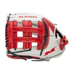 Cheapest 🔔 Miken Pro Series 13" Slow Pitch Softball Glove: PRO130-WSN Red, White 🥰 -Glovegear Store 8282 10 21 miken pro series 13 slow pitch softball glove pro130 wsn 31191 11 l