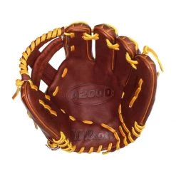 Discount 👍 Wilson A2000 Pedroia Fit 11.75" Dustin Pedroia Baseball Glove: WTA20RB20DP15GM Brown ⌛ -Glovegear Store 8318 09 19 31801 5 l