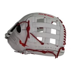 Top 10 ⭐ Miken Pro Series 13.5" Slow Pitch Softball Glove: PRO135-WS Red, White 💯 -Glovegear Store 84c7 02 21 miken pro series 13 5 slow pitch softball glove pro135 ws 31195 4 l