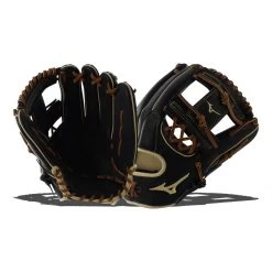 Outlet 🥰 Mizuno Pro Select 11.75" Baseball Glove: GPS1BK-600S Black ⌛ -Glovegear Store 84ec 06 18 29471 l