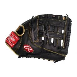 Wholesale ⌛ Rawlings R9 12.5" Baseball First Base Mitt: R9FM18BG Black, Gold ✔️ -Glovegear Store 852e 11 20 rawlings r9 12 5 baseball first base mitt r9fm18bg 33545 4 l