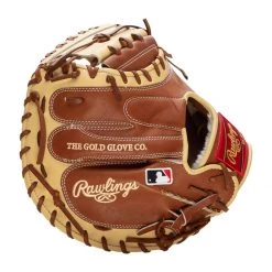 Budget ❤️ Rawlings Pro Preferred 33" Baseball Catcher's Mitt: PROSCM33BRC Brown, Tan ✔️ -Glovegear Store 85ac 12 21 rawlings pro preferred 33 baseball catchers mitt proscm33brc 34616 5 l