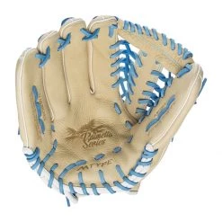 Top 10 ๐งจ Marucci Palmetto 12.5" Fastpitch Softball Glove: MFGPLM1250FP Blue, Tan ๐