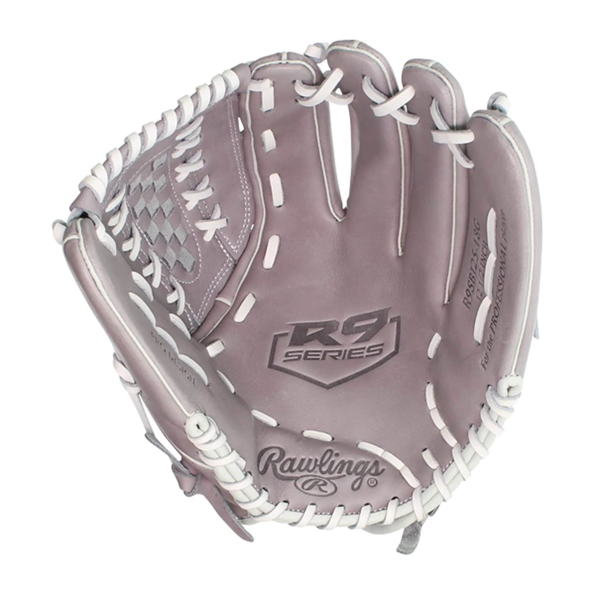 New ⌛ Rawlings R9 12.5" Fastpitch Softball Glove: R9SB125-18G Grey 🥰 11 New ⌛ Rawlings R9 12.5" Fastpitch Softball Glove: R9SB125-18G Grey 🥰 - Image 9