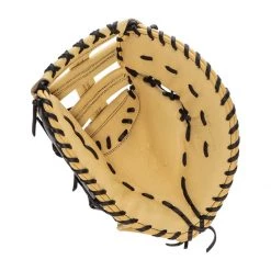 Wholesale ⭐ Akadema ProSoft Select Series 12.5" First Base Mitt: ASF454 Black, Tan ⭐ -Glovegear Store 87ca 12 21 akadema prosoft select series 12 5 first base mitt asf454 35382 4 l