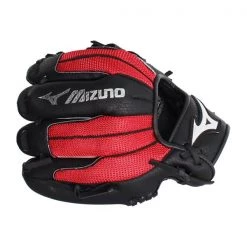Flash Sale ⌛ Mizuno Prospect PowerClose 10" Youth Baseball Glove: GPP1000Y3RD Black, Red ⌛ -Glovegear Store 89be 09 18 30865 4 m