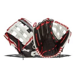 Cheapest 🛒 Miken Player Series 14" Slow Pitch Softball Glove: PS140-PH Black, Red, White 🎁