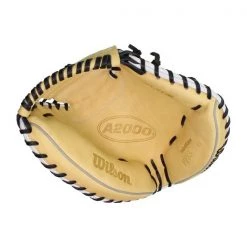 Buy 😀 Wilson A2000 Pedroia Fit 33.00" Baseball Catcher's Mitt: WTA20RB19PFCM33 Grey, Tan 😀 -Glovegear Store 8a35 09 18 30487 5 m