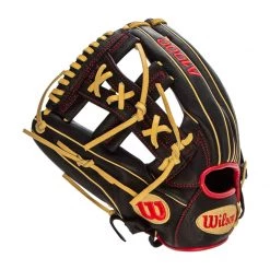 Deals ⭐ Wilson A1000 1912 12" Baseball Glove: WBW10013612 Black, Red, Tan ⌛ -Glovegear Store 8d24 11 21 wilson a1000 1912 12 baseball glove wbw10013612 34273 16 l