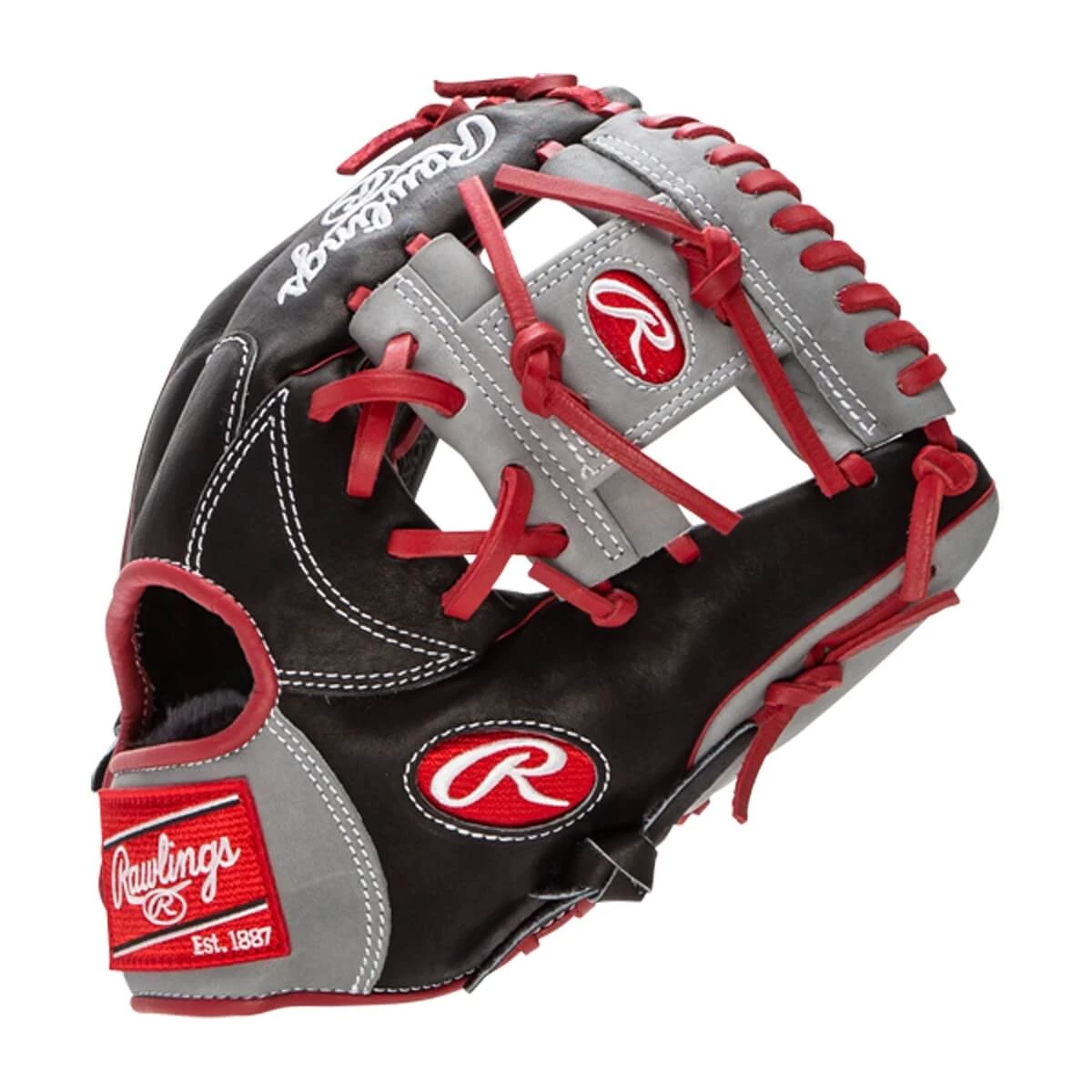 Flash Sale ๐ Rawlings HOH Mark of a Pro 11.25" Baseball Glove: SPNP2-2BG Black, Grey, Red โค๏ธ 5 Flash Sale ๐ Rawlings HOH Mark of a Pro 11.25" Baseball Glove: SPNP2-2BG Black, Grey, Red โค๏ธ - Image 3