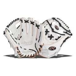Budget 😀 Rawlings Liberty Advanced 11.75" Fastpitch Softball Glove: RLA715-2WB Black, White ✔️