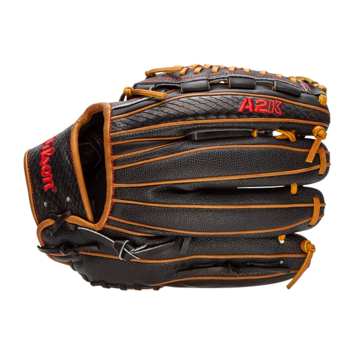 Promo ๐ Wilson A2K 11.75" SuperSkin Baseball Glove: WBW1000631175 Black, Tan ๐ 7 Promo ๐ Wilson A2K 11.75" SuperSkin Baseball Glove: WBW1000631175 Black, Tan ๐ - Image 5