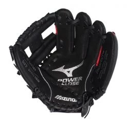 Flash Sale ⌛ Mizuno Prospect PowerClose 10" Youth Baseball Glove: GPP1000Y3RD Black, Red ⌛