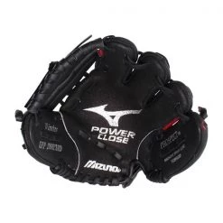 Flash Sale ⌛ Mizuno Prospect PowerClose 10" Youth Baseball Glove: GPP1000Y3RD Black, Red ⌛ -Glovegear Store 970f 09 18 30865 5 m