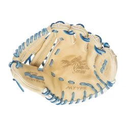 Hot Sale ⭐ Marucci Palmetto Series 11.75" Fastpitch Softball Glove: MFGPLM1175FP Blue, Tan 🎁 -Glovegear Store 97ad 08 21 marucci palmetto series 11 75 fastpitch softball glove mfgplm1175fp 34981 6 l