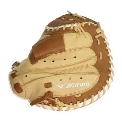 Best Pirce 🔔 Mizuno Franchise 33.5" Baseball Catcher's Mitt: GXC90B4 Tan 😀 -Glovegear Store 980d 11 20 mizuno franchise 33 5 baseball catchers mitt gxc90b4 33715 5 l