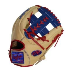Promo 😀 Rawlings Heart of the Hide R2G 11.5" Baseball Glove: PROR314-19CRS Blue, Tan ❤️ -Glovegear Store 98fc 10 20 rawlings heart of the hide r2g 11 5 baseball glove pror314 19crs 33490 3 l