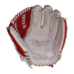 Cheap 🥰 Rawlings Liberty Advanced Color Sync 12.5" Fastpitch Softball Glove: RLA125-18S Red, White ❤️ -Glovegear Store 990b 03 21 rawlings liberty advanced color sync 12 5 fastpitch softball glove rla125 18s 31693 2 l