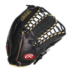 Discount 👍 Rawlings R9 12.75" Baseball Glove: R96019BGFS Black, Gold ❤️ -Glovegear Store 9ab9 11 20 rawlings r9 12 75 baseball glove r96019bgfs 33536 3 l