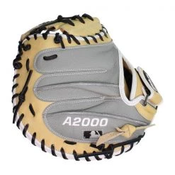 Buy 😀 Wilson A2000 Pedroia Fit 33.00" Baseball Catcher's Mitt: WTA20RB19PFCM33 Grey, Tan 😀 -Glovegear Store 9dd2 09 18 30487 4 m
