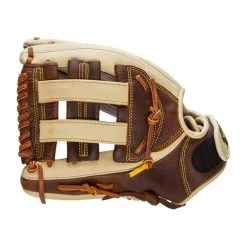 Hot Sale ✨ Mizuno Classic Pro Soft 12" Fastpitch Softball Glove: GCF1200F3 Brown, White 👏 -Glovegear Store a062 10 21 mizuno classic pro soft 12 fastpitch softball glove gcf1200f3 30811 4 l