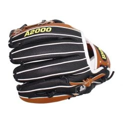 Wholesale ⌛ Wilson A2000 SuperSkin 11.75" Baseball Glove: WTA20RB191787SS Black, Brown 🌟 -Glovegear Store a07c 02 20 wilson a2000 superskin 11 75 baseball glove wta20rb191787ss 30483 5 l
