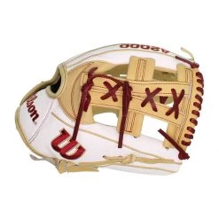 Cheap 🥰 Wilson A2000 SuperSkin FP75 11.75" Fastpitch Softball Glove: WBW1002081175 Tan, White 🛒 -Glovegear Store a081 09 20 wilson a2000 superskin fp75 11 75 fastpitch softball glove wbw1002081175 33630 4 l