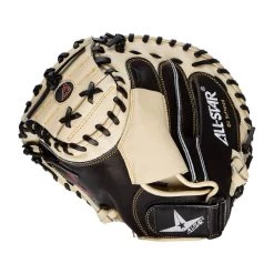 Budget 🛒 All Star Pro 35" Catcher's Mitt: CM3100BT Black, Brown ✨ -Glovegear Store a0b9 07 21 all star pro 35 catchers mitt cm3100bt 7312 7 l