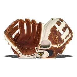 Hot Sale ✨ Mizuno Classic Pro Soft 12" Fastpitch Softball Glove: GCF1200F3 Brown, White 👏 -Glovegear Store a107 09 18 30811 l