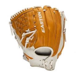 Outlet ⌛ Easton Professional Collection 12" Fastpitch Softball Glove: PC1200FP Brown, White 🤩 -Glovegear Store a142 11 21 easton professional collection 12 fastpitch softball glove pc1200fp 30241 7 l