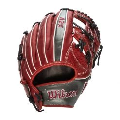 Brand new 😍 Wilson A2K 1787 Spin Control 11.75" Baseball Glove: WBW1004101175 Grey, Maroon ❤️ -Glovegear Store a14e 06 21 wilson a2k 1787 spin control 11 75 baseball glove wbw1004101175 34678 6 l