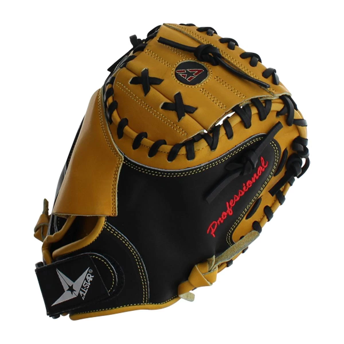 Best deal 😀 All Star Pro 33.5" Baseball Catcher's Mitt: CM3100SBT Black, Tan ❤️ 5 Best deal 😀 All Star Pro 33.5" Baseball Catcher's Mitt: CM3100SBT Black, Tan ❤️ - Image 3