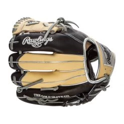 Best Pirce 🧨 Rawlings Heart of the Hide 11.5" Baseball Glove: PRONP4-8BCSS Black, Silver, Tan 🔔 -Glovegear Store a766 12 21 rawlings heart of the hide 11 5 baseball glove pronp4 8bcss 34603 5 l