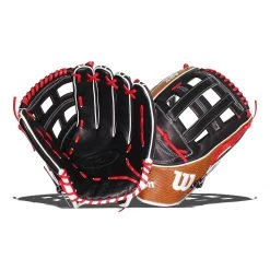 Hot Sale 🤩 Wilson A2K 12.75" SuperSkin Baseball Glove: WBW1000691275 Black, Red, Tan 🌟 -Glovegear Store a9af 07 20 wilson a2k 12 75 superskin baseball glove wbw1000691275 33325 1 l
