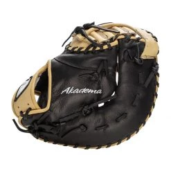 Wholesale ⭐ Akadema ProSoft Select Series 12.5" First Base Mitt: ASF454 Black, Tan ⭐ -Glovegear Store a9ee 12 21 akadema prosoft select series 12 5 first base mitt asf454 35382 9 l