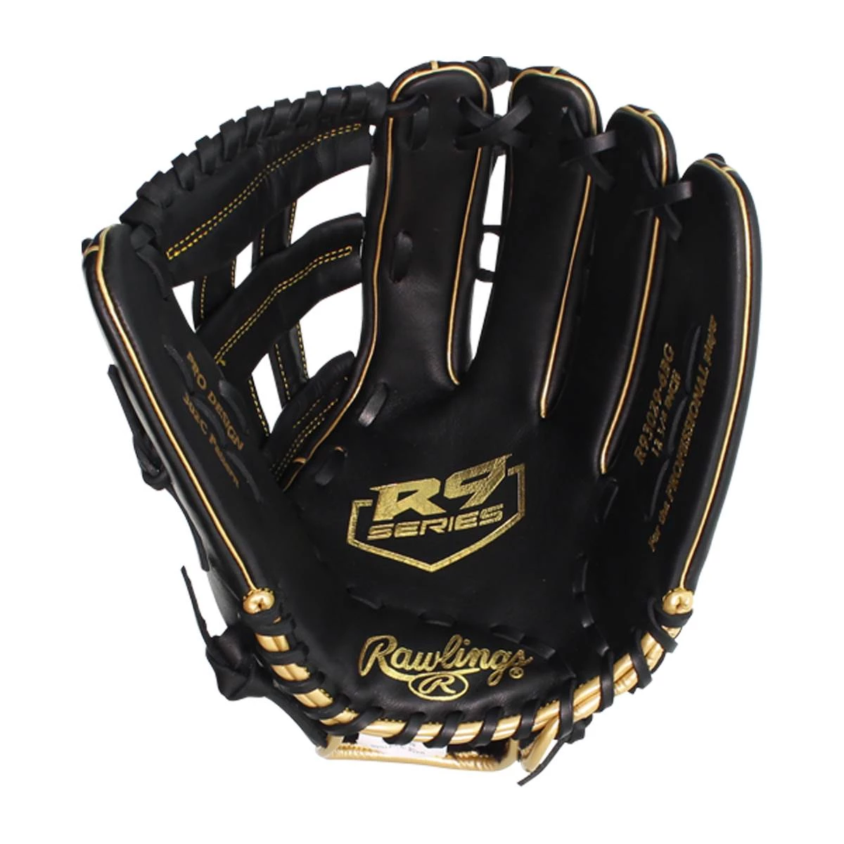 Cheap ๐ Rawlings R9 12.75" Baseball Glove: R93029-6BG Black, Gold โ๏ธ 11 Cheap ๐ Rawlings R9 12.75" Baseball Glove: R93029-6BG Black, Gold โ๏ธ - Image 9