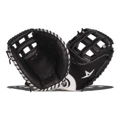 New 🔔 All Star AF-Elite Series 33.5" Fastpitch Catcher's Mitt: CMW3001-B Black, White ❤️