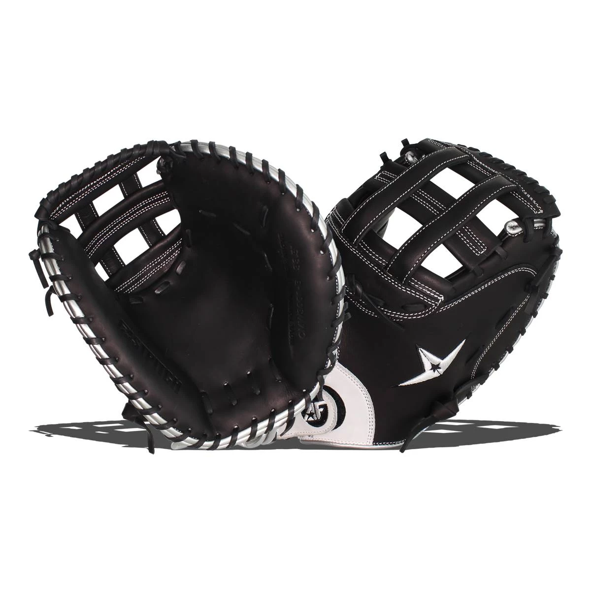 New ๐ All Star AF-Elite Series 33.5" Fastpitch Catcher's Mitt: CMW3001-B Black, White โค๏ธ 3 New ๐ All Star AF-Elite Series 33.5" Fastpitch Catcher's Mitt: CMW3001-B Black, White โค๏ธ