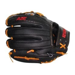 Hot Sale ✔️ Wilson A2K 11.5" SuperSkin Baseball Glove: WBW100059115 Black, Tan 🌟 -Glovegear Store acb5 07 20 wilson a2k 11 5 superskin baseball glove wbw100059115 33315 5 l