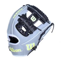 New ⌛ Wilson A2000 SuperSkin 1786 11.5" Baseball Glove: WBW100096115 Black, Grey 👏 -Glovegear Store af86 09 20 wilson a2000 superskin 1786 11 5 baseball glove wbw100096115 33604 3 l