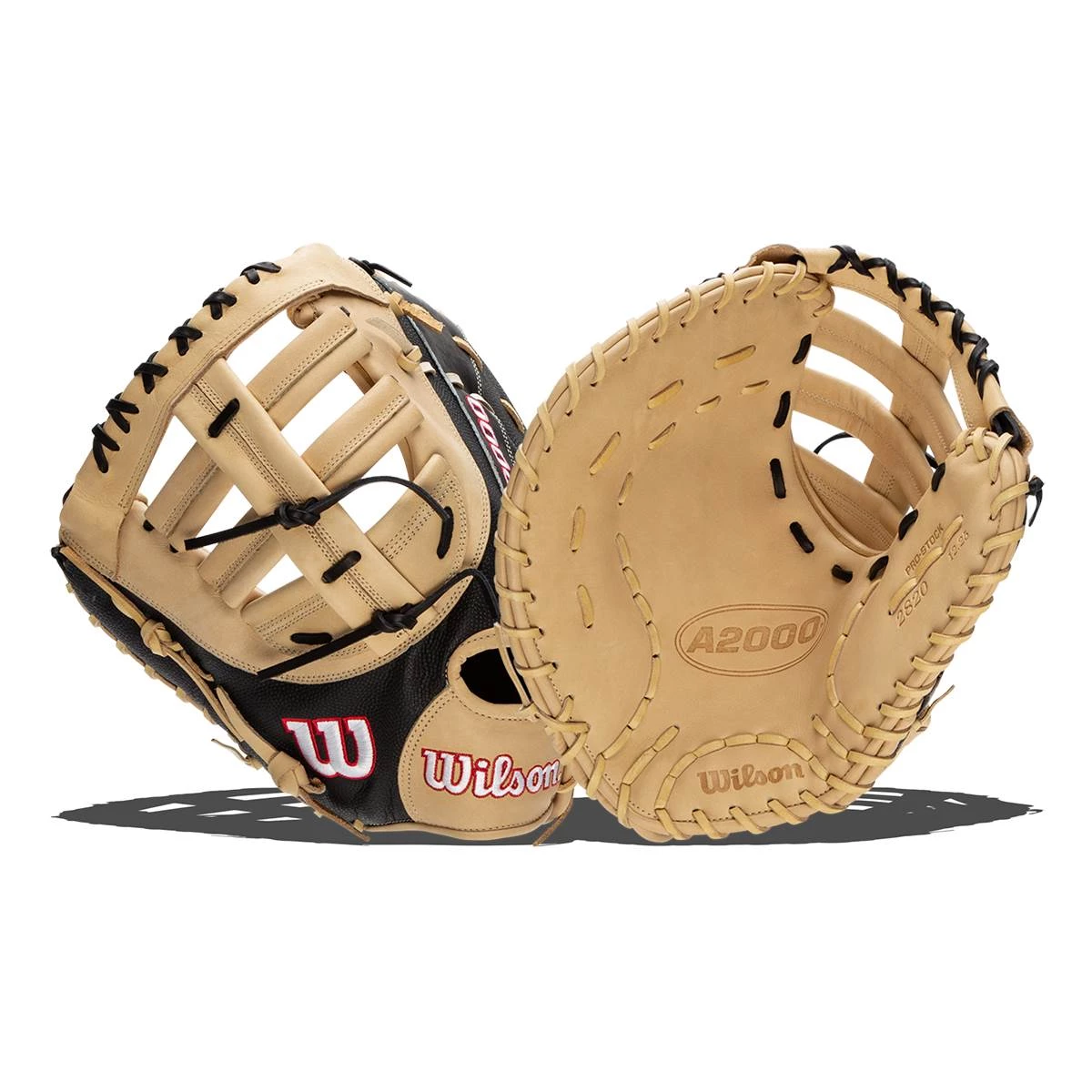 Promo โ Wilson A2000 SuperSkin 2820 12.25" Baseball First Base Mitt: WBW1001211225 Black, Tan ๐ 3 Promo โ Wilson A2000 SuperSkin 2820 12.25" Baseball First Base Mitt: WBW1001211225 Black, Tan ๐